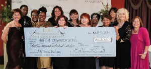 Big Check for Autism 2014, The Association of Stylists and Barbers
