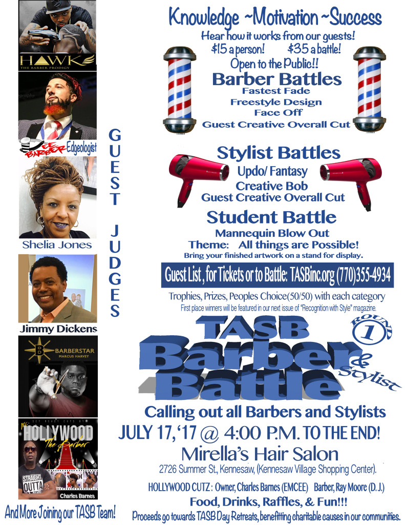BARBER BATTLES TASB